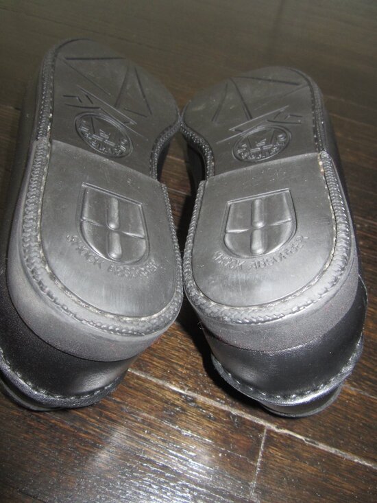 MEPHISTO CAP VERT Black Leather Loafers Shoes Men’s 9 1/2